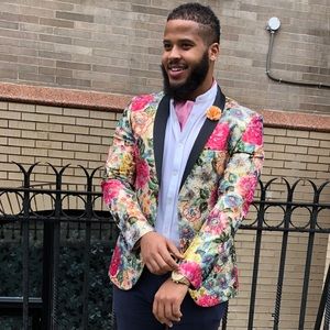 Giovanni Testi Floral Blazer